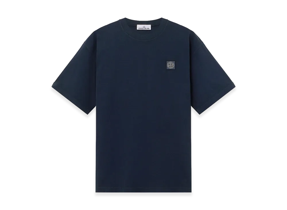 Stone Island 2100030 Combed Organic Cotton Jersey "Navy Blue"