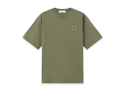 Stone Island 2100030 Combed Organic Cotton Jersey "Military Green"