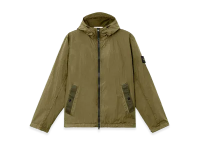 Stone Island 4100001 Crinkle Reps NY "Military Green"