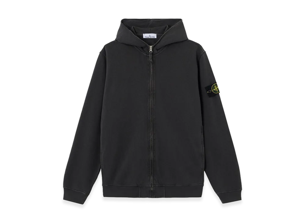 Stone Island 6100032 Malfile Fleece 'Old' Effect "Charcoal Grey"