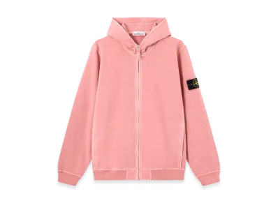 Stone Island 6100032 Malfile Fleece 'Old' Effect "Oleander"