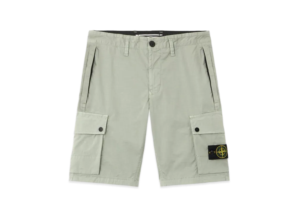 Stone Island L100019 Stretch Organic Cotton Twill "Sage Green"