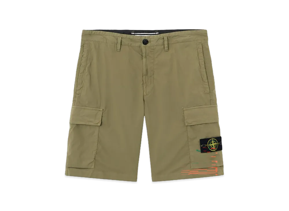 Stone Island L100020 Stretch Cotton Tela 'Paracadute' "Military Green"
