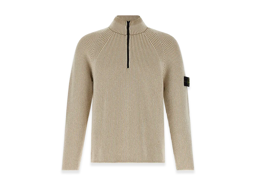 Stone Island 5100024 Ribbed Cardigan "Beige"