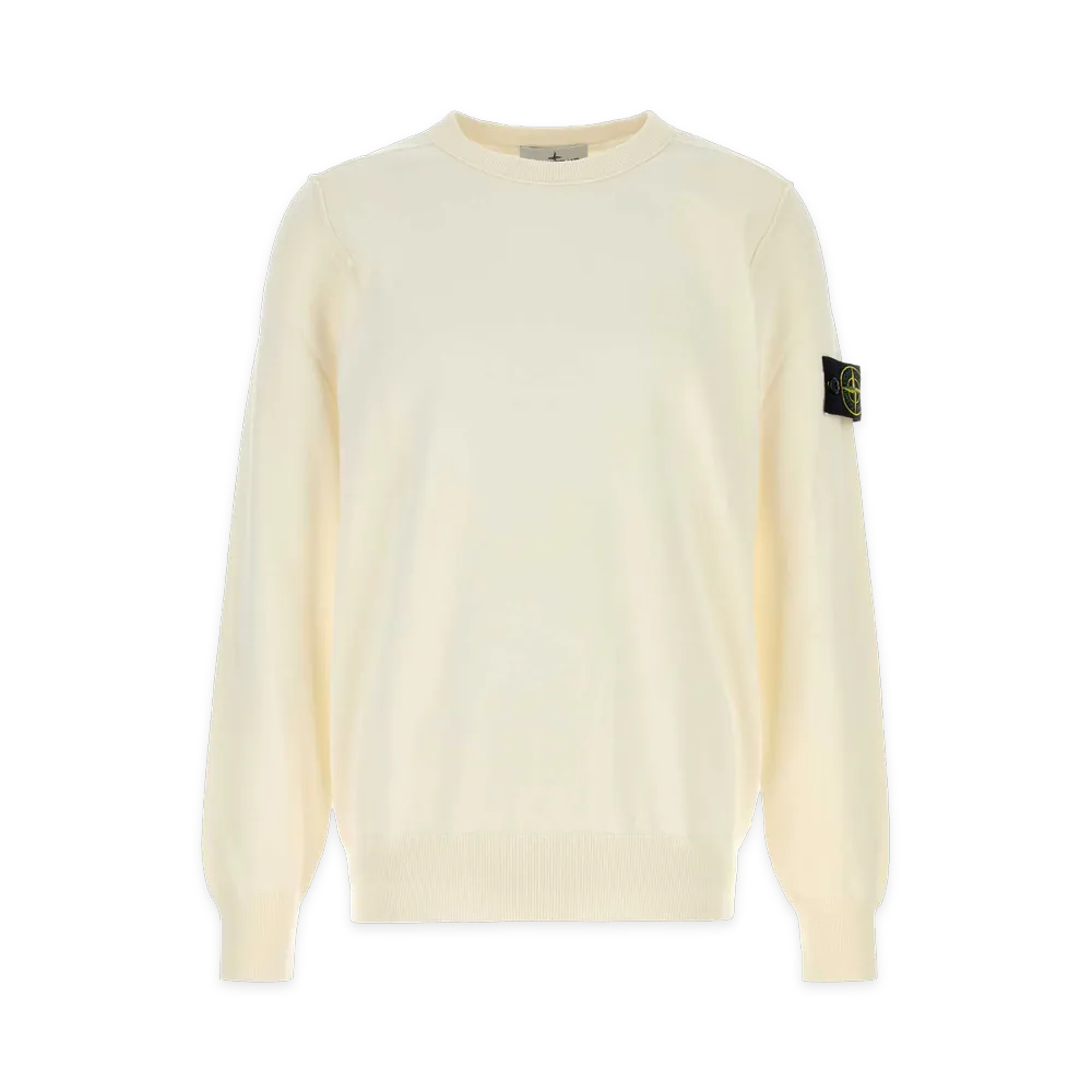 Stone Island Cotton Sweater "White/Ivory"