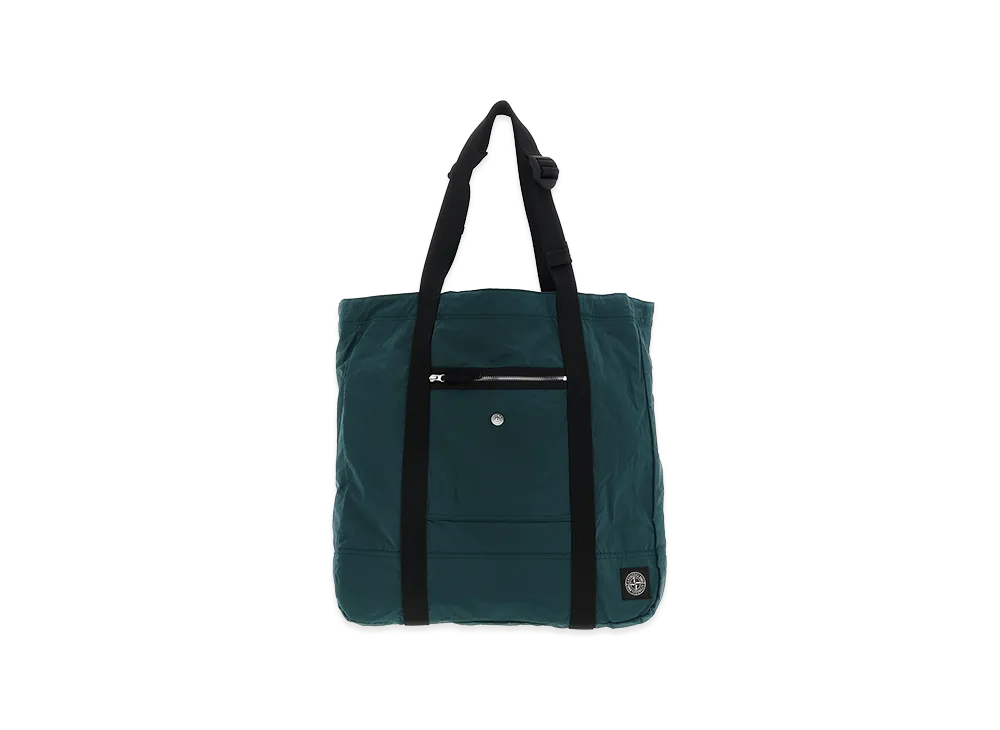 Stone Island 9200013 Logo Patch Shopping Bag "Green"