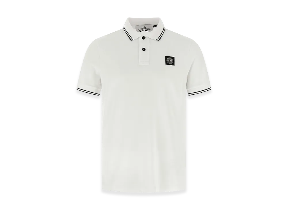 Stone Island 2200007 Polo Logo Patch "White"