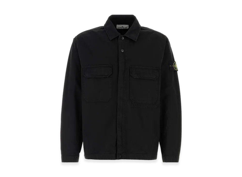 Stone Island Canvas Shirt "Black"