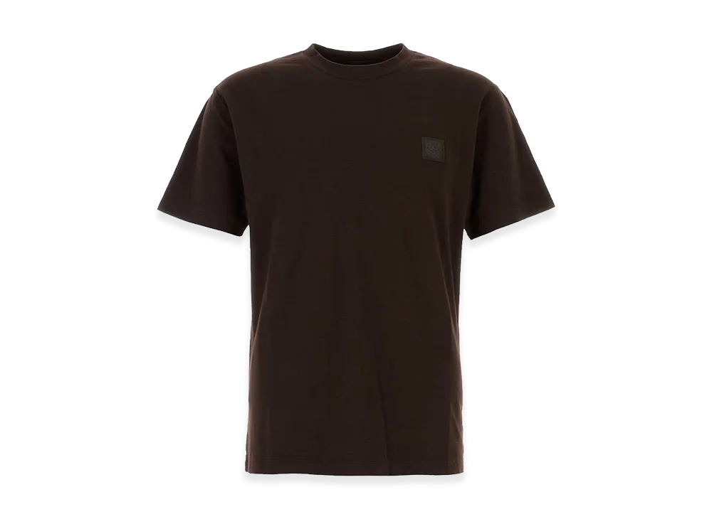 Stone Island Cotton T-Shirt "Brown"