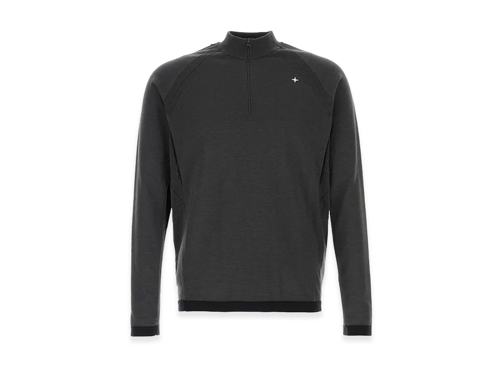 Stone Island Charcoal Wool Blend Sweater "Grey"