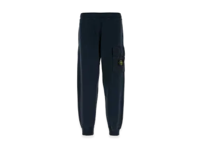 Stone Island Navy Blue Cotton Joggers "Blue"