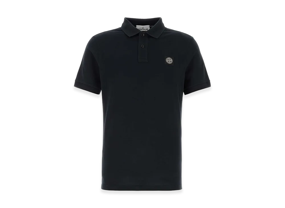 Stone Island Midnight Blue Stretch Pique Polo Shirt "Blue"