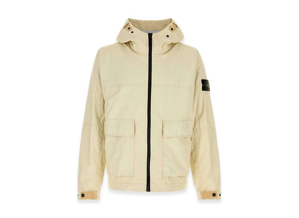 Stone Island Pastel Yellow Nylon Jacket "Yellow"