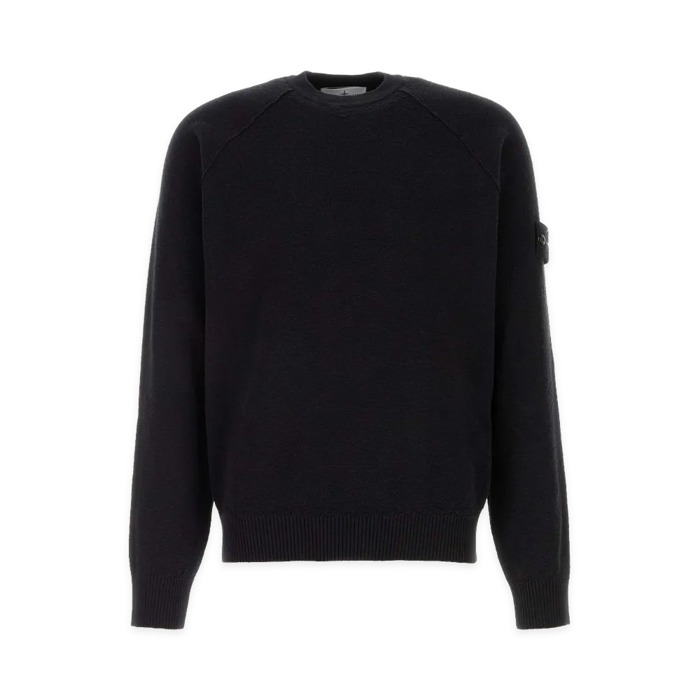 Stone Island Cotton Sweater "Midnight Blue"