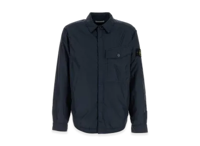 Stone Island Navy Blue Nylon Padded Jacket "Blue"