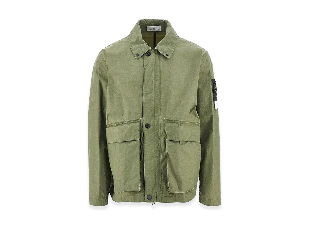 Stone Island Waxed Pigment Cotton Tela Jacket "Khaki"
