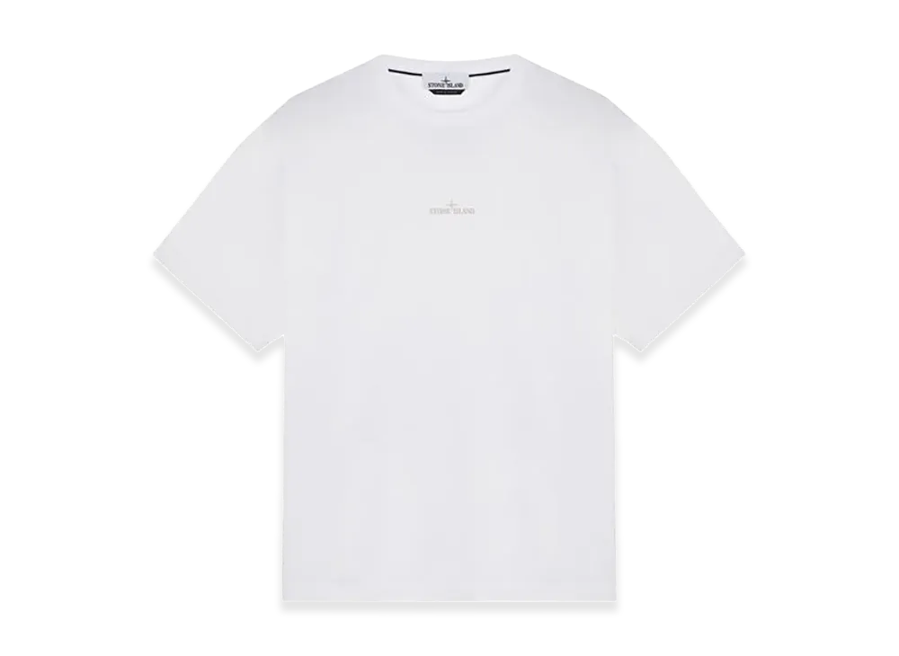 Stone Island Scratched Paint One Print T-Shirt "White"
