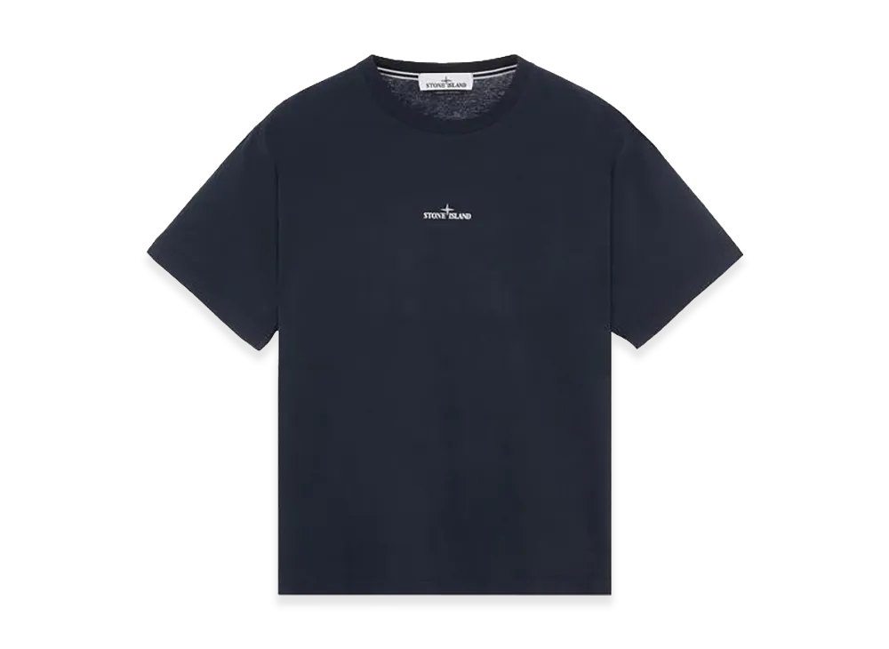 Stone Island Scratched Paint One Print T-Shirt "Navy"