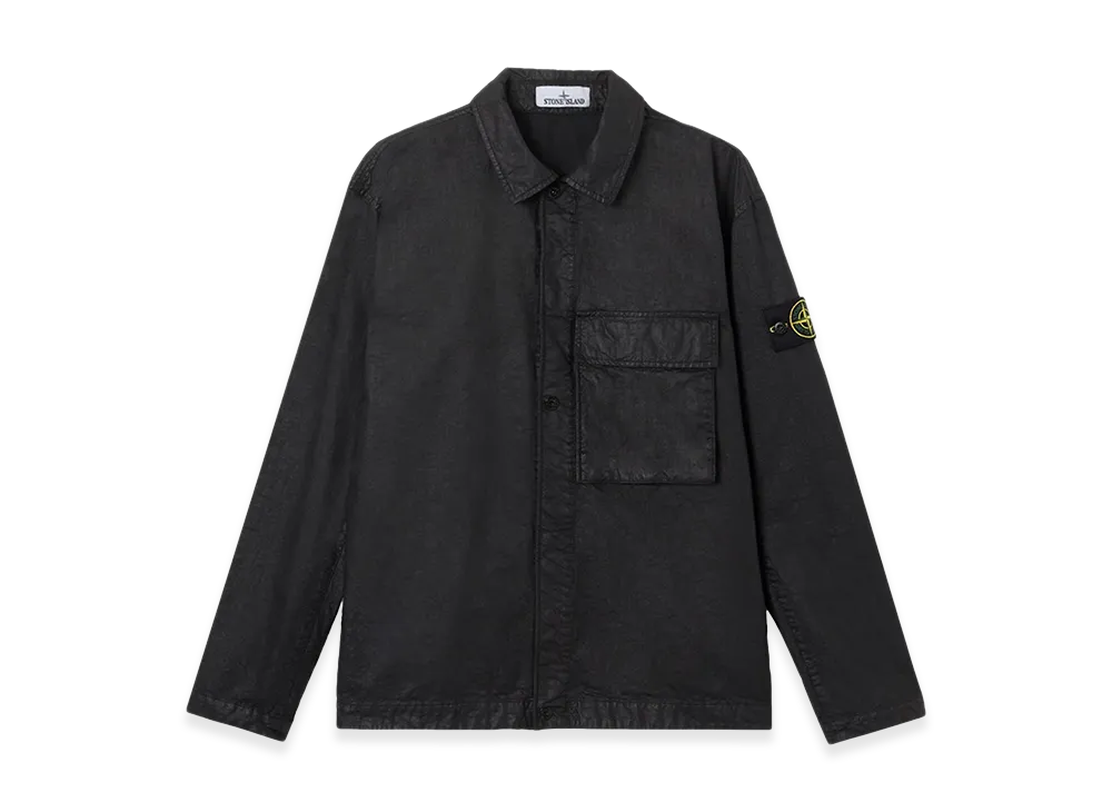 Stone Island Nylon Shirt "Black"