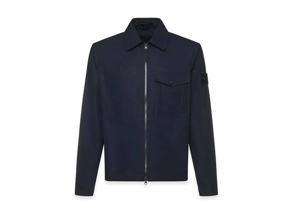 Stone Island Cotton Overshirt "Blue"