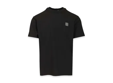 Stone Island Short-Sleeved T-Shirt In Organic Cotton Jersey "Black"