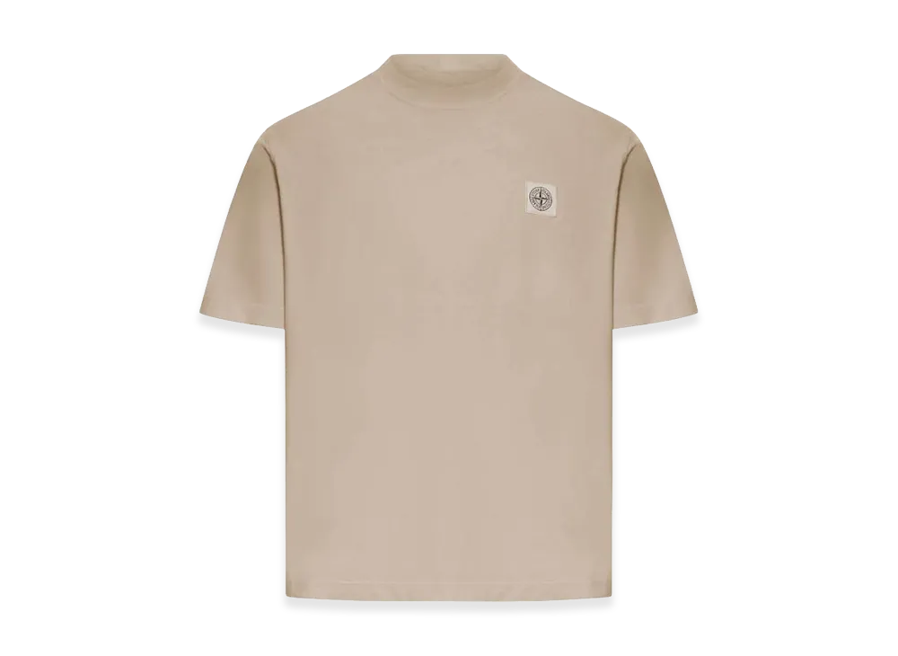 Stone Island Cotton T-Shirt "Beige"
