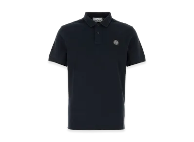 Stone Island Stretch Piquet Polo Shirt "Blue"