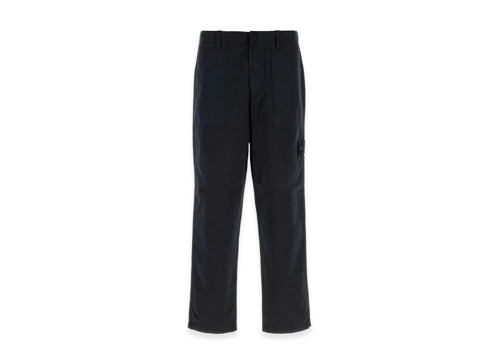 Stone Island Midnight Blue Cotton Blend Pant "Blue"