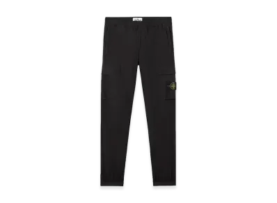 Stone Island Cotton Canvas Cargo Pants "Black"