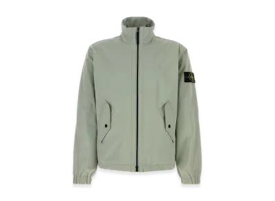 Stone Island Water And Wind Resistant Stand Collar Jacket "Green"