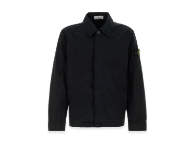 Stone Island Stretch Polyester Jacket "Black"