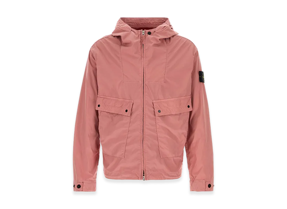 Stone Island Stretch Polyester Windbreaker "Violet"