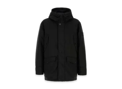 Stone Island Polyester Blend Down Jacket "Black"