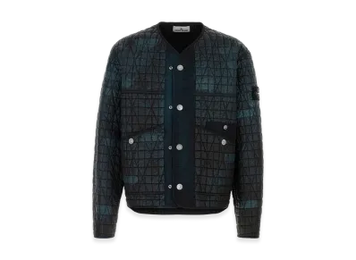 Stone Island Printed Nylon Jacket "Black"