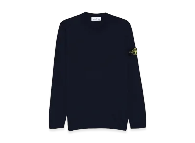 Stone Island Micro-Stitch Cotton Sweater "Blue"