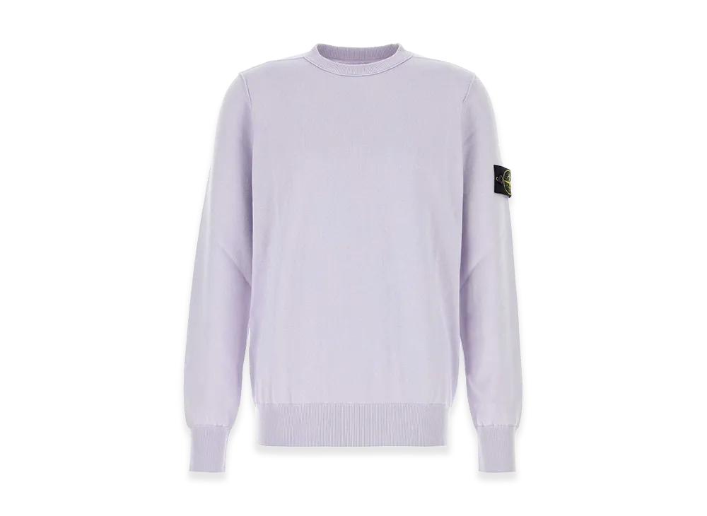 Stone Island Lilac Cotton Sweater "Purple"
