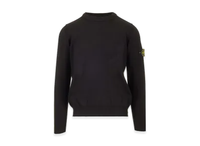Stone Island Soft Organic Cotton Jersey "Black"