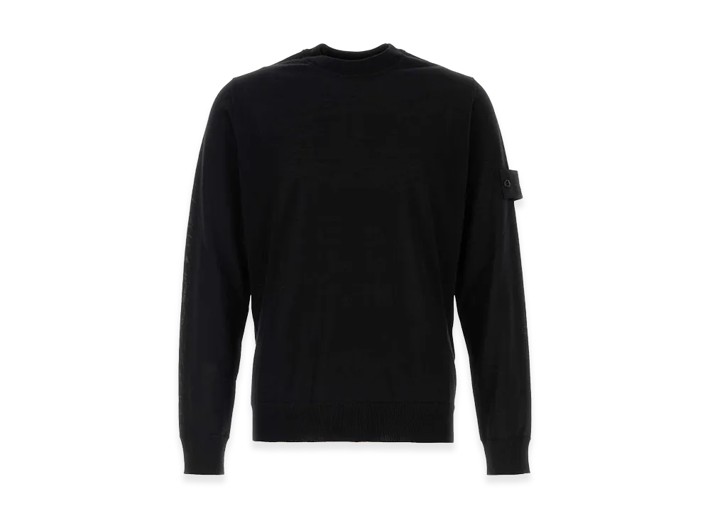 Stone Island Wool Sweater "Black"