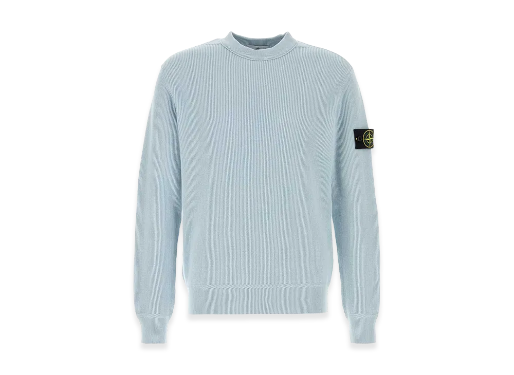 Stone Island Cotton Sweater "LightBlue"