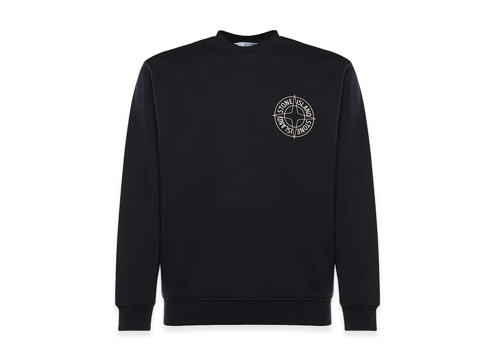 Stone Island Cotton Sweatshirt With Print "Blue"