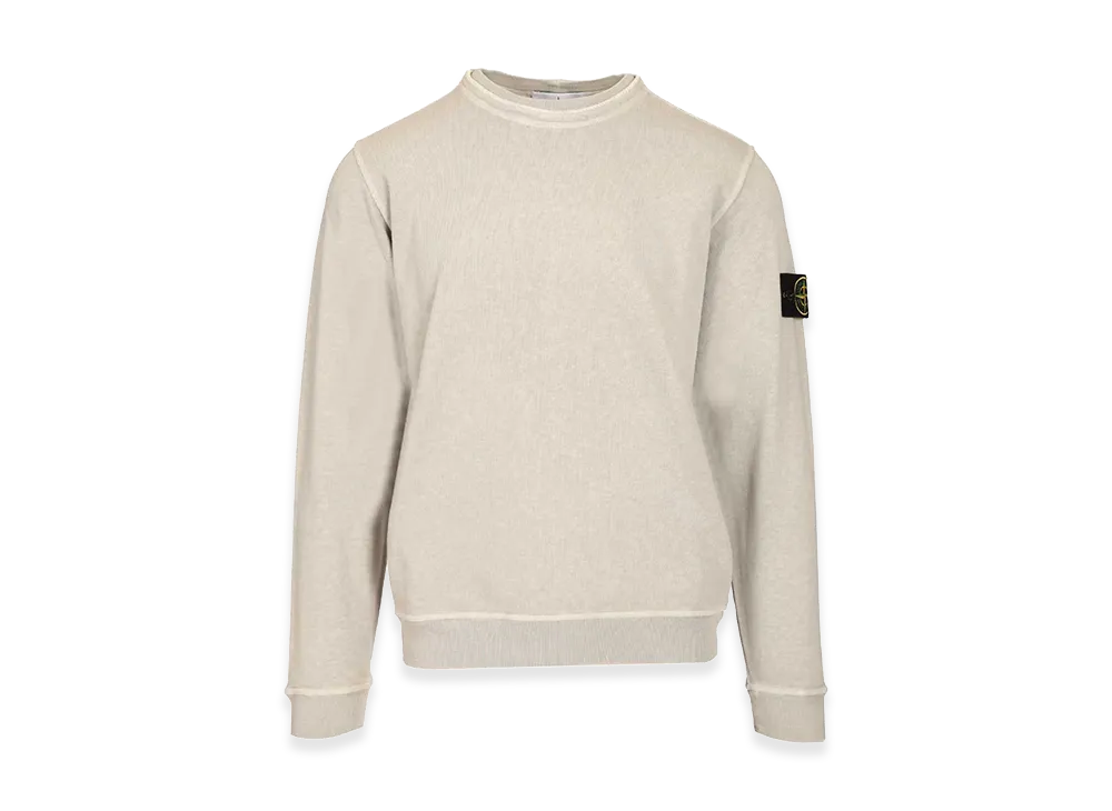 Stone Island Sweatshirt In Malfile Cotton "Grey"