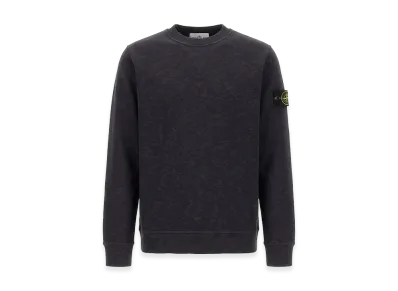 Stone Island Vanise Brushed Heavy Cotton Jersey Sweatshirt "Blue"