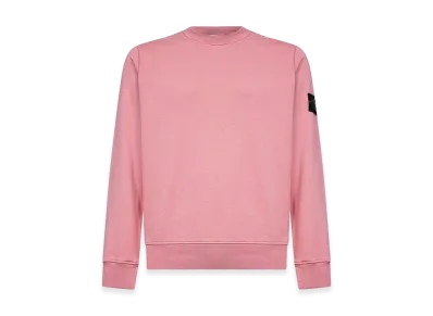 Stone Island Regular Fit Medium-Weight Cotton Crewneck Sweatshirt With Raglan Sleeves "Violet"