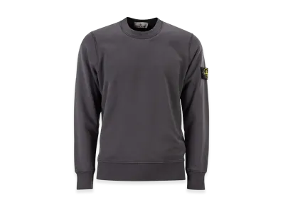 Stone Island Regular Fit Medium-Weight Cotton Crewneck Sweatshirt With Raglan Sleeves "Grey"