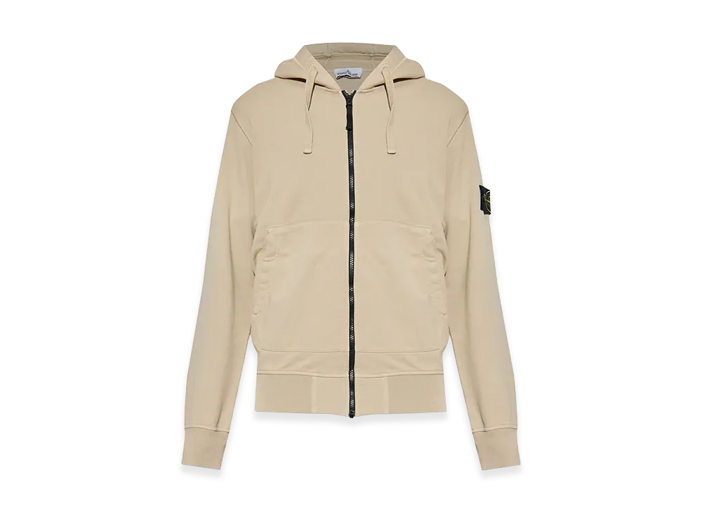 Stone Island Organic Cotton Hoodie "Beige"