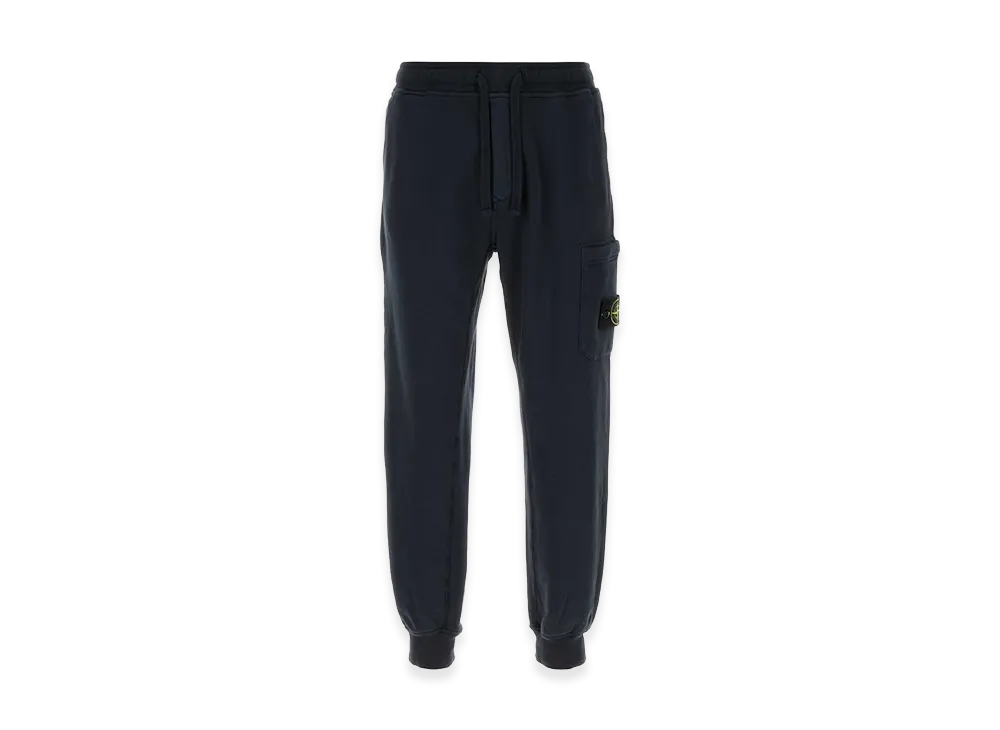 Stone Island Navy Blue Cotton Joggers "Blue"