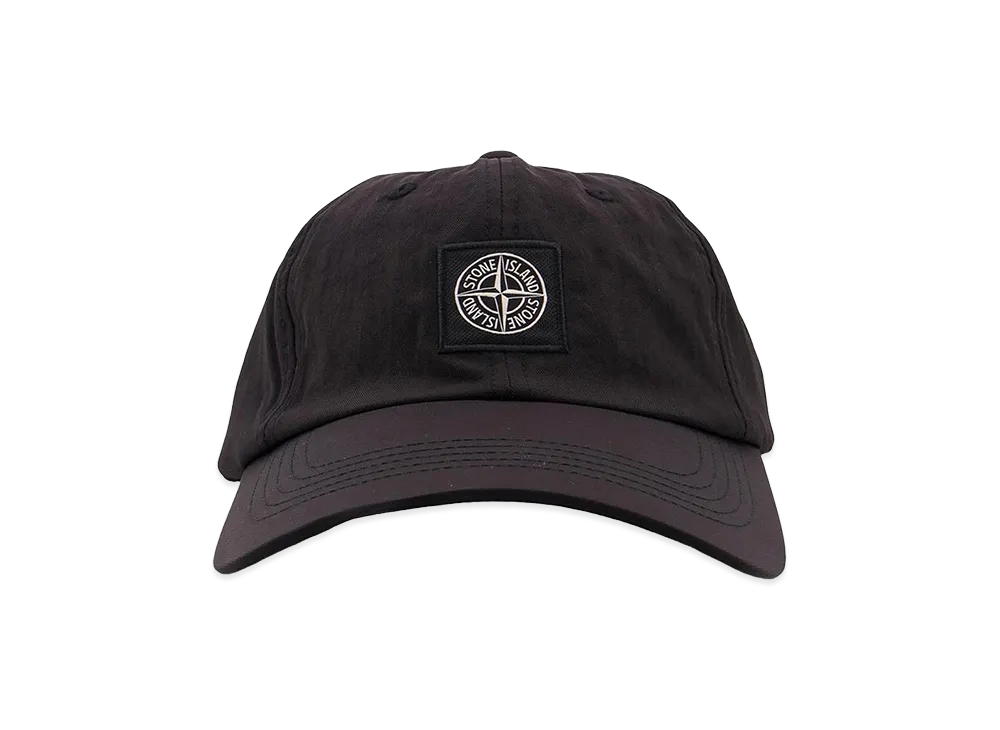 Stone Island Cappello Baseball In Nylon Riciclato "Black"