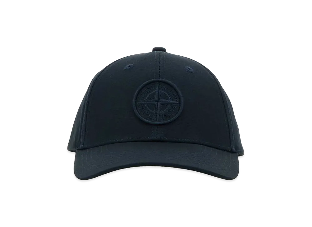 Stone Island Navy Blue Cotton Baseball Cap "Blue"
