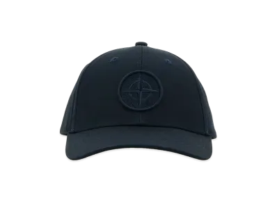 Stone Island Navy Blue Cotton Baseball Cap "Blue"
