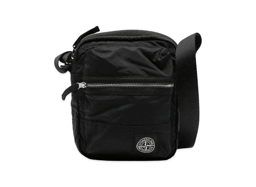Stone Island Technical Fabric Shoulder Bag "Black"